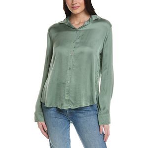 Bella Dahl Side Slit Button-Down Shirt